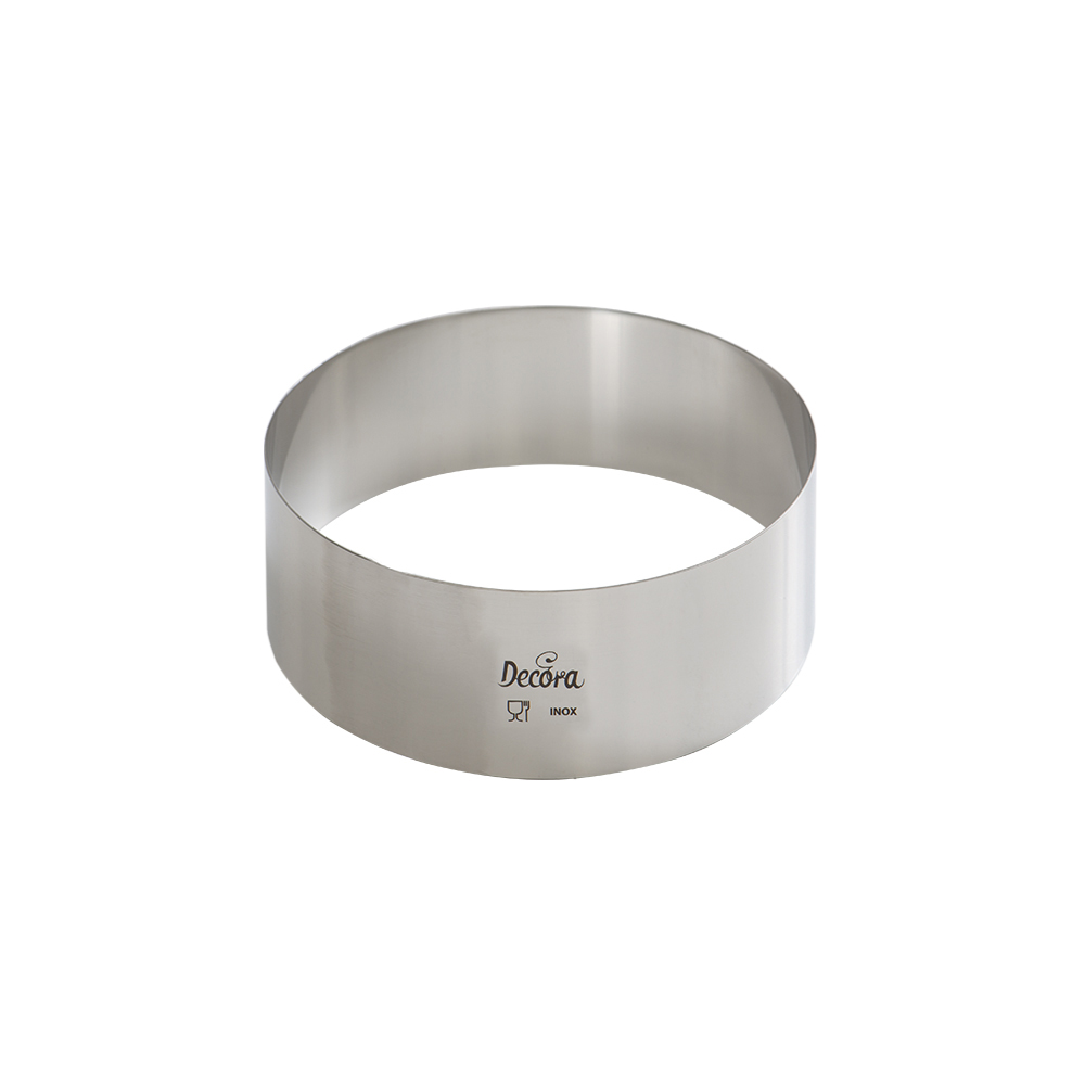 Forma din inox rotunda D30x6H cm 0063754 DER