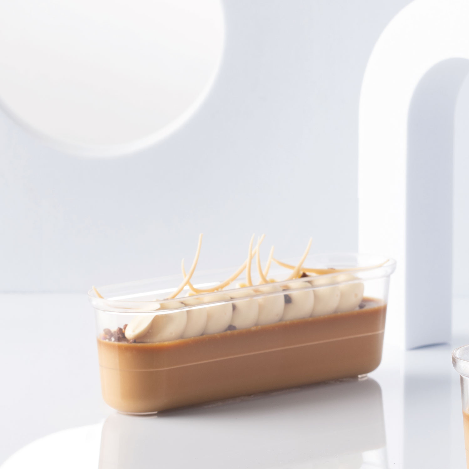 Cupe din plastic ovale, 137x37x41mm, 120ml, 100 buc, PMOCL001 MARTE