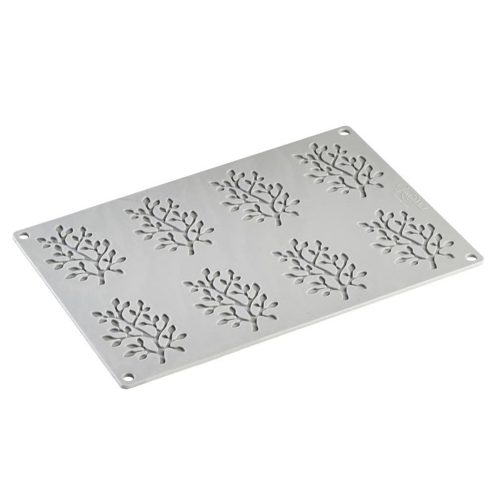 Forma silicon GOURMAND Bonsai 300 x 200 mm - 8 cavitati 80 x 55 x h 2 mm, vol. 3 ml Pavoni
