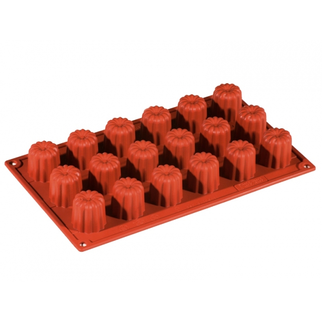 Forma silicon Bordelais 175x300 mm, Ø3.5xh3.5cm,18 cavitati Pavoni