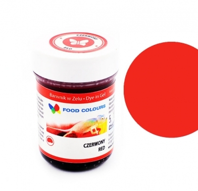 Colorant alimentar in gel rosu 35g WSG-024 FC