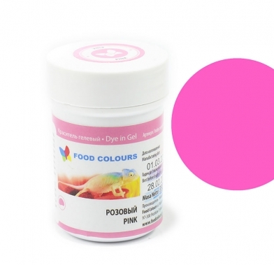 Colorant alimentar in gel roz 35g WSG-036 FC