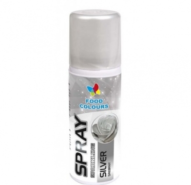 Colorant spray alimentar 50ml Argentiu S11 FC