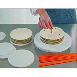 Suport din plastic ROUND CAKE BOARDS D.30 20 buc/set 40-W063