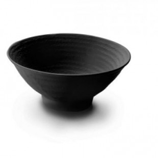Bol conic negru 17x7 cm Vol. 0.7 L 63361_LAC