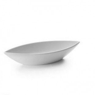 Platou oval alb CLASIC 32x12x6 cm 63557_LAC