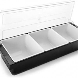 Recipient pentru 3 condimente cu capac Vol. 1000 ml 61133_LAC