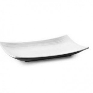 Platou dreptunghiular alb FUJI 29x18x3 cm 63163_LAC