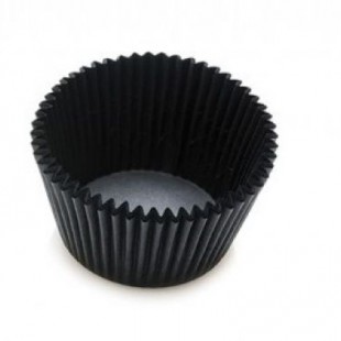 Chese Hartie Negru 5.5 x H 4.5 cm, 60 buc 0339644 DER