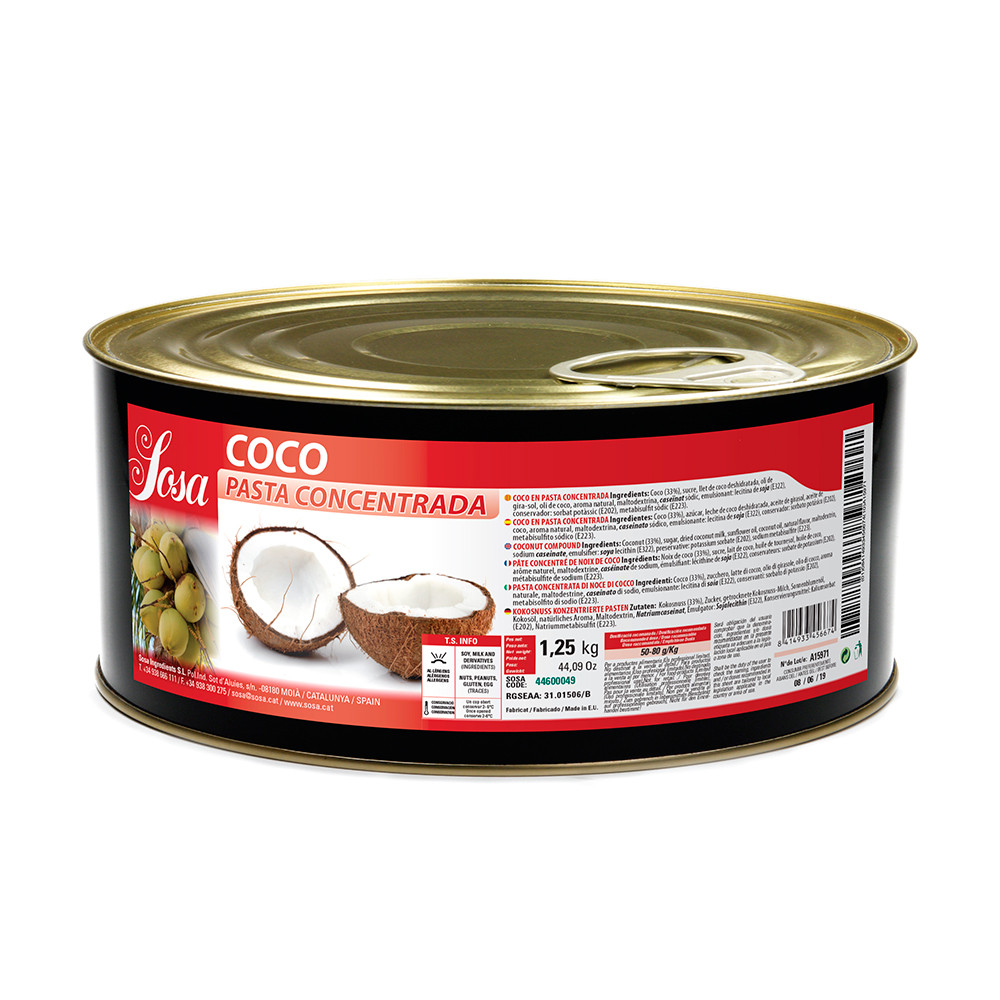 Pasta de cocos 1KG 44600049 SOSA