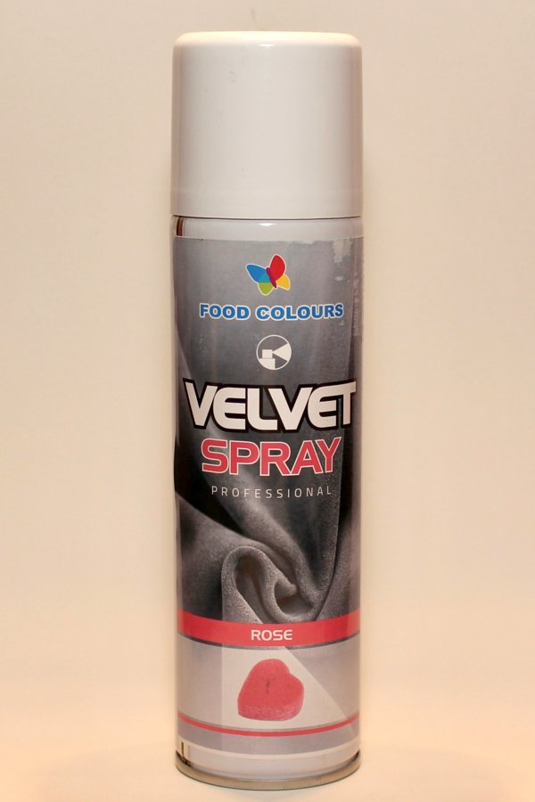 Colorant spray alimentar 250ml VELVET Roz V15 FC
