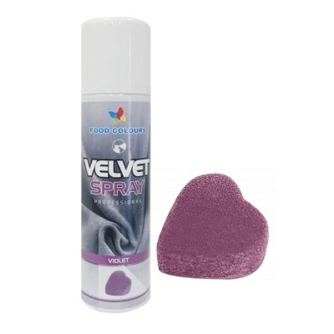 Colorant spray alimentar 250ml VELVET Violet V20 FC