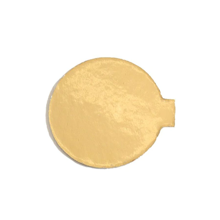 Platou auriu/negru rotund din carton D 10 cm 3CA2300101N_BND