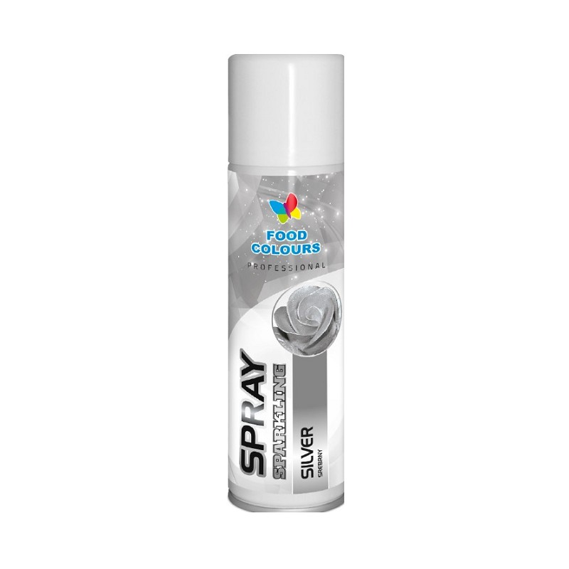 Colorant spray alimentar 250ml Argintiu S10 FC