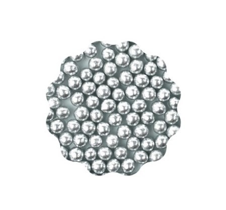 Perle argintii 4mm 100 gr. GPR