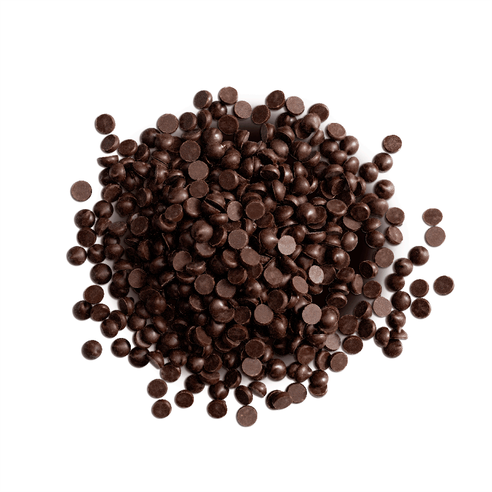 Pastile din ciocolata neagra Belgiana 70,5% 500 gr. GPR
