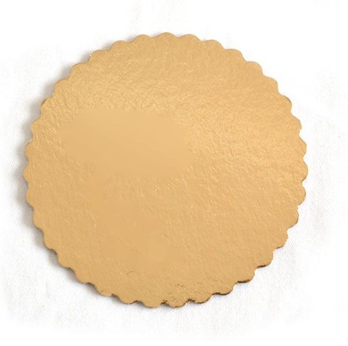 Platou auriu rotund din carton prajituri D 5 cm 3CA2300051_BND